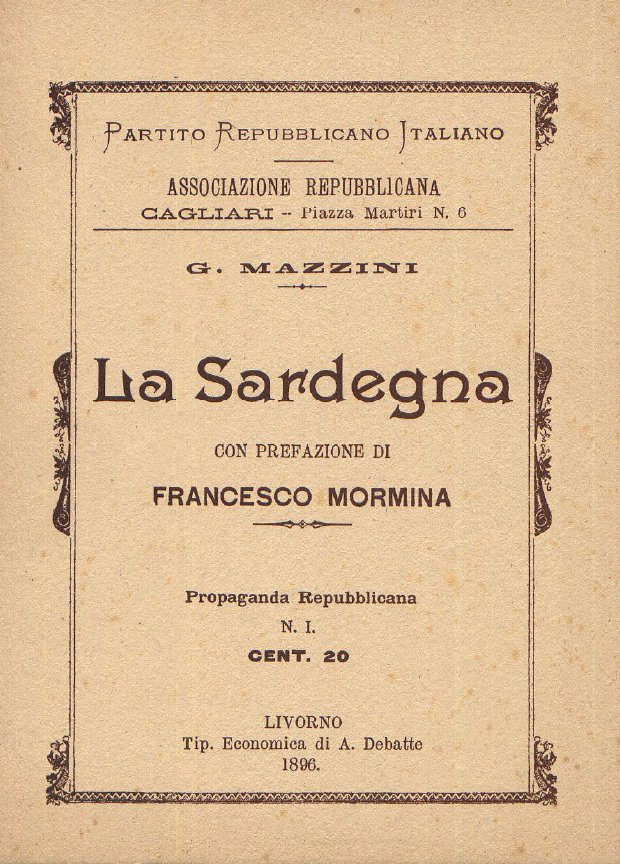 Giuseppe Mazzini - La sardegna